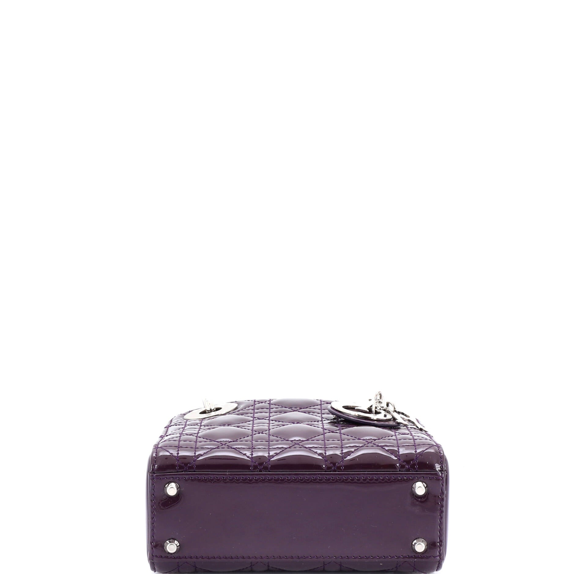 Lady Dior Bag Cannage Quilt Patent Mini
