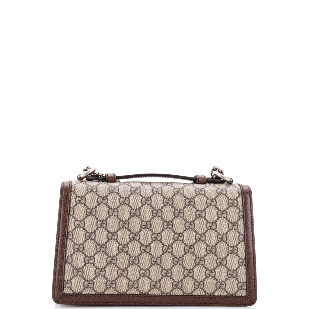 Dionysus Top Handle Chain Bag GG Coated Canvas Small