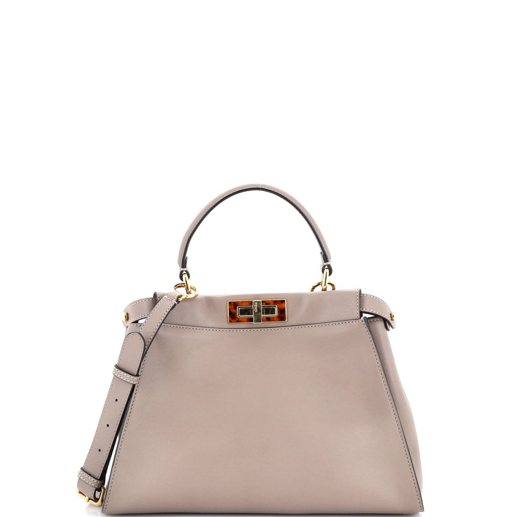 Peekaboo Bag Leather with Plexiglass Detail Regular