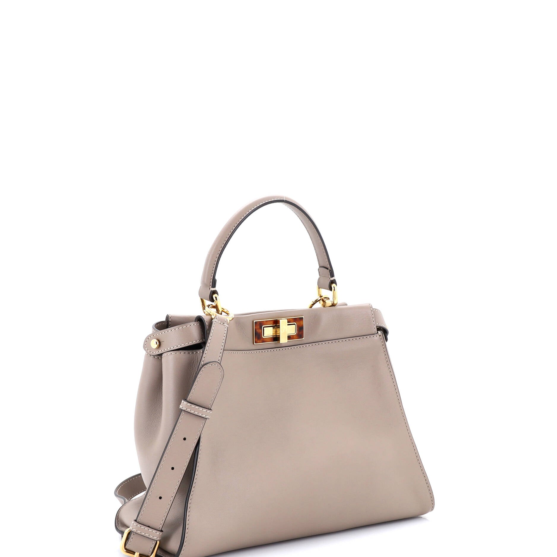 Peekaboo Bag Leather with Plexiglass Detail Regular