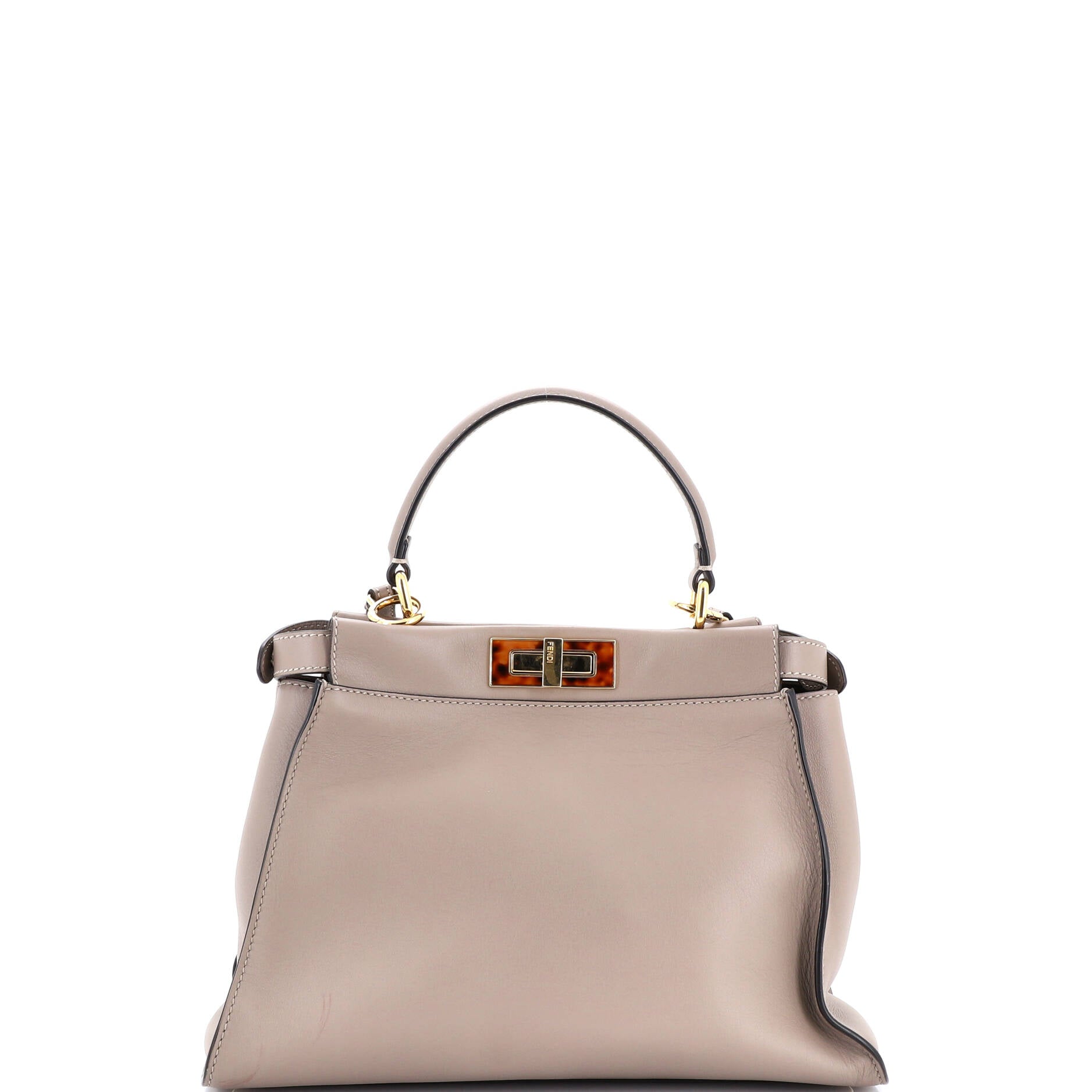 Peekaboo Bag Leather with Plexiglass Detail Regular