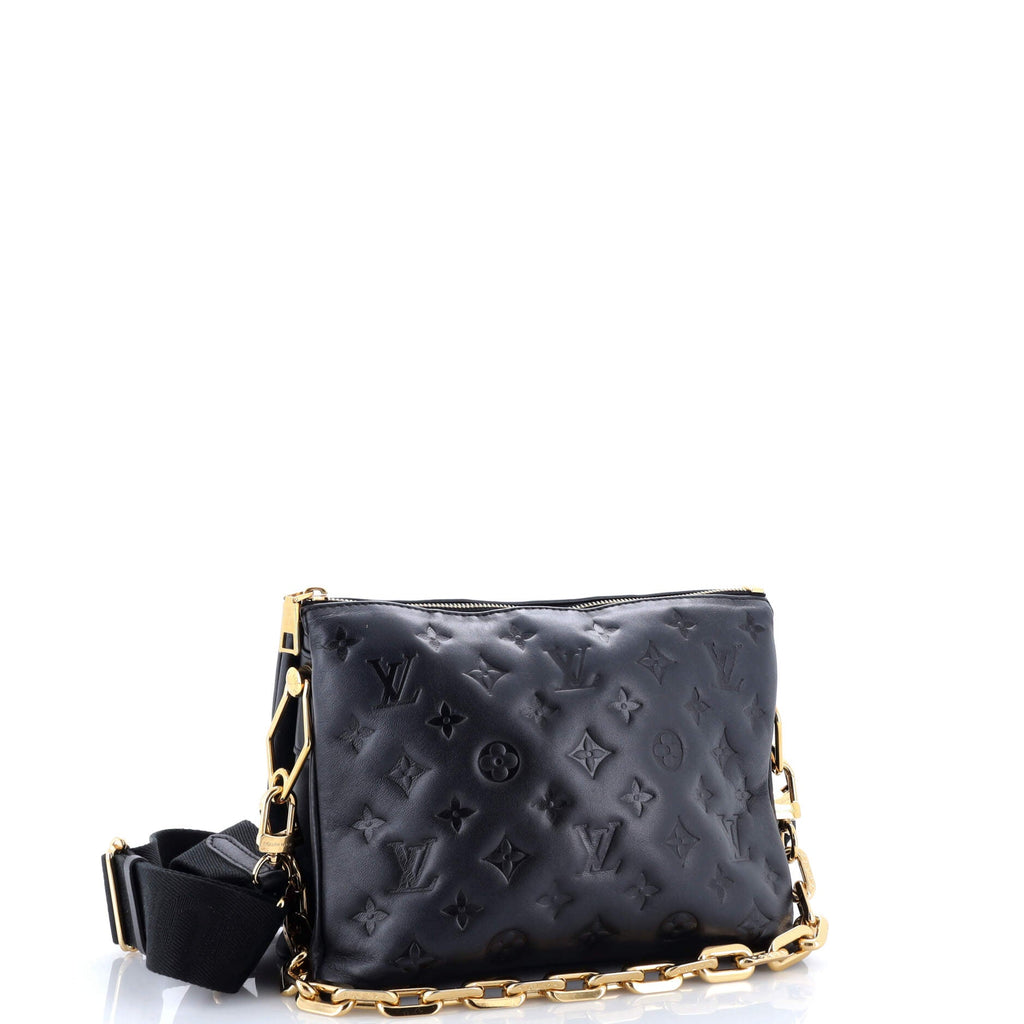 Coussin Bag Monogram Embossed Lambskin PM
