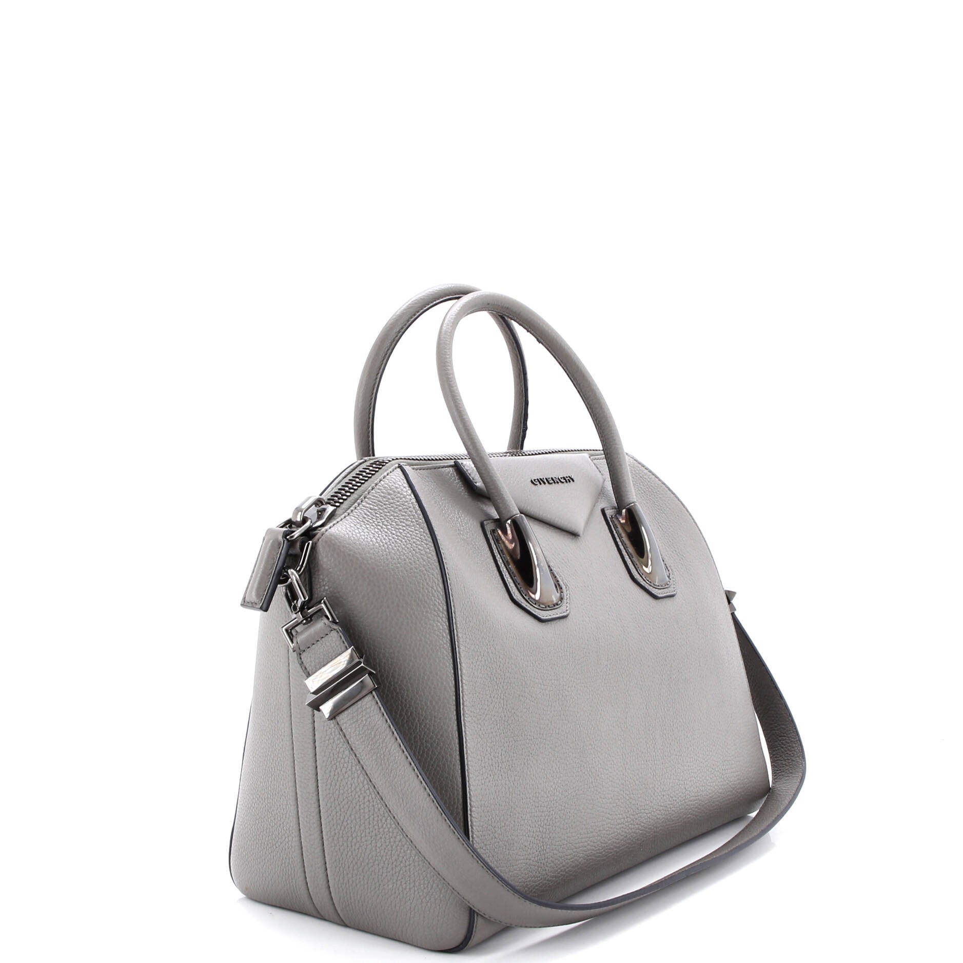 Antigona Bag Leather and Kenya Metal Medium