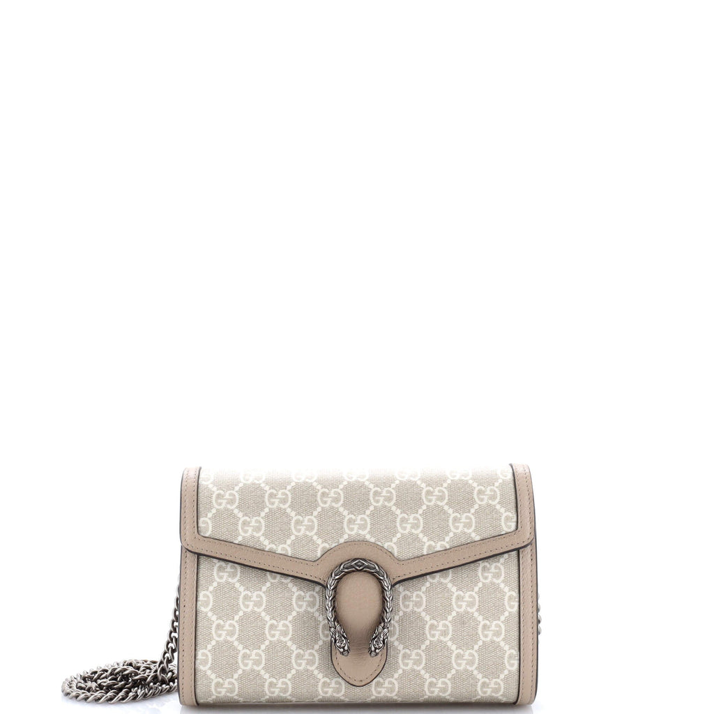 Dionysus Chain Wallet GG Coated Canvas Small