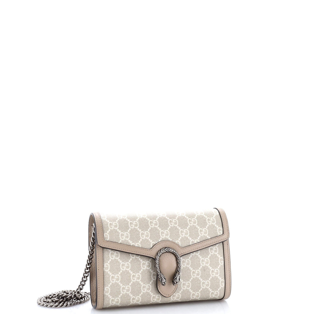 Dionysus Chain Wallet GG Coated Canvas Small