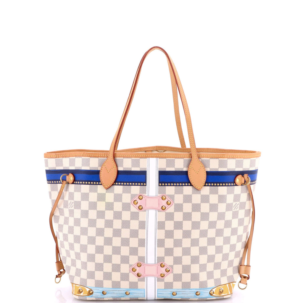 Neverfull NM Tote Limited Edition Damier Summer Trunks MM