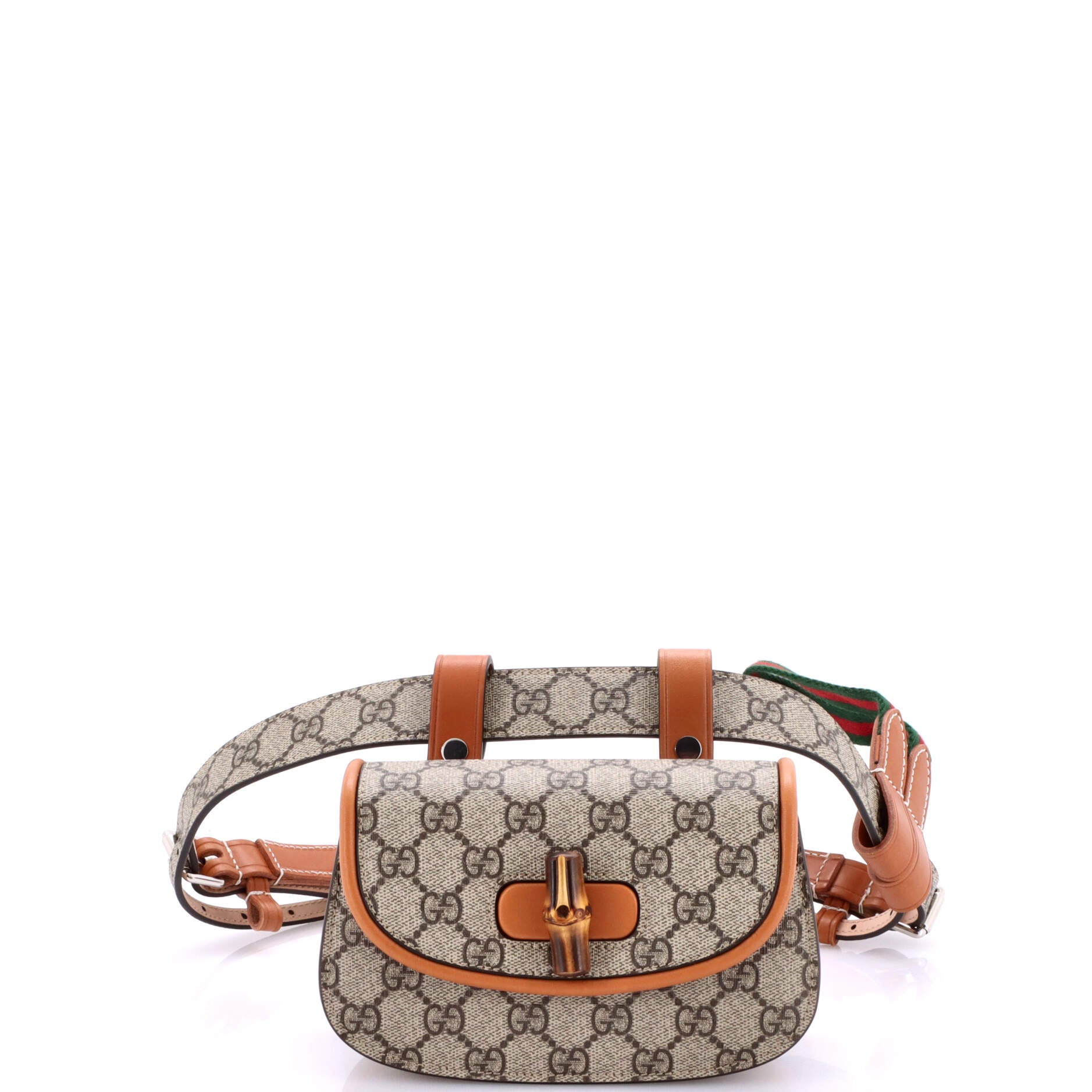 Bamboo 1947 Belt Bag GG Coated Canvas Mini