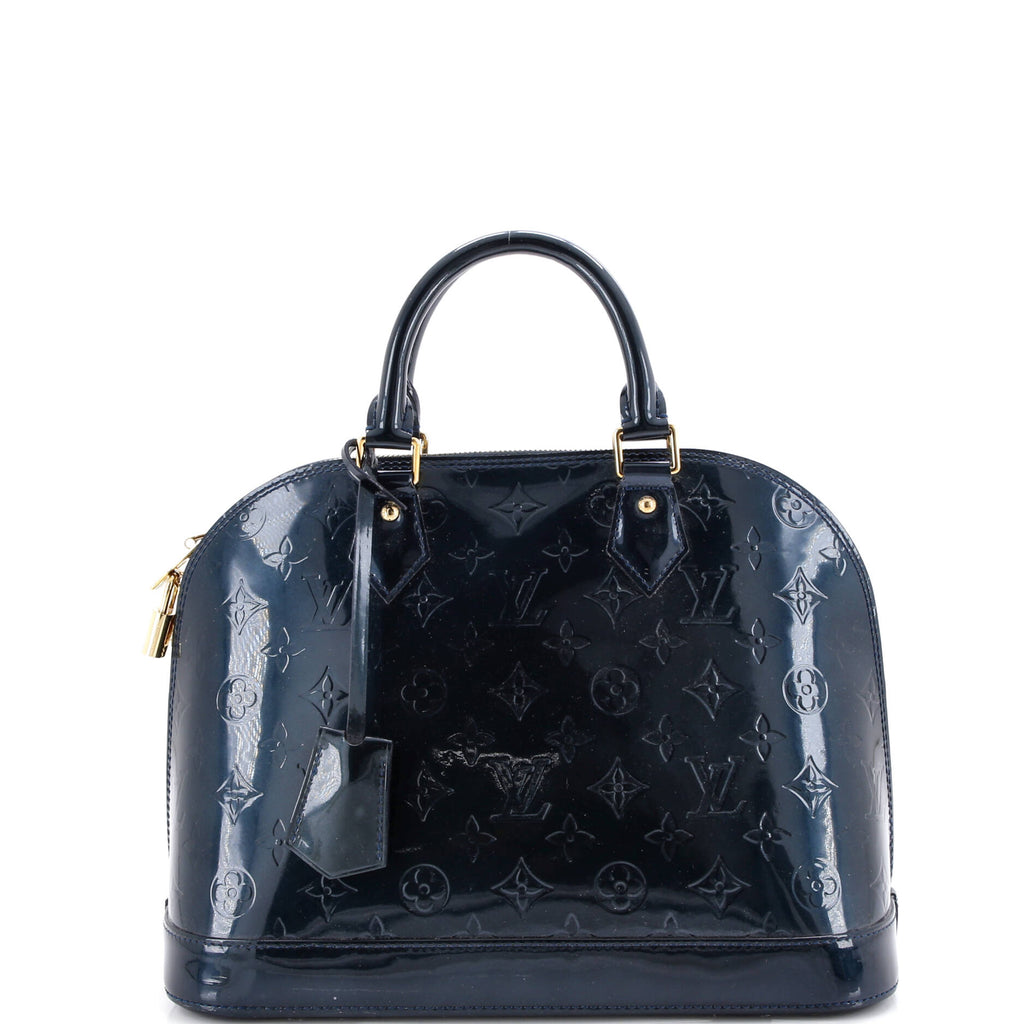 Alma Handbag Monogram Vernis PM