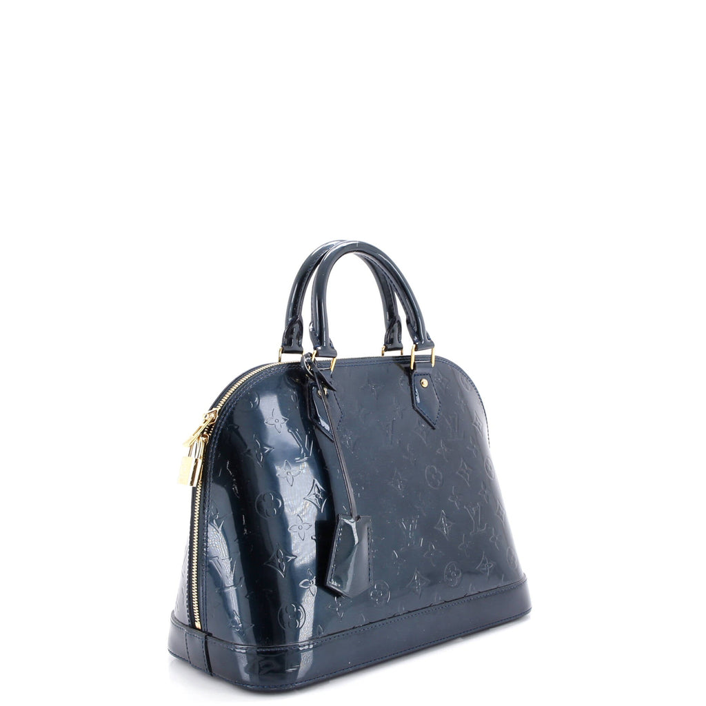 Alma Handbag Monogram Vernis PM