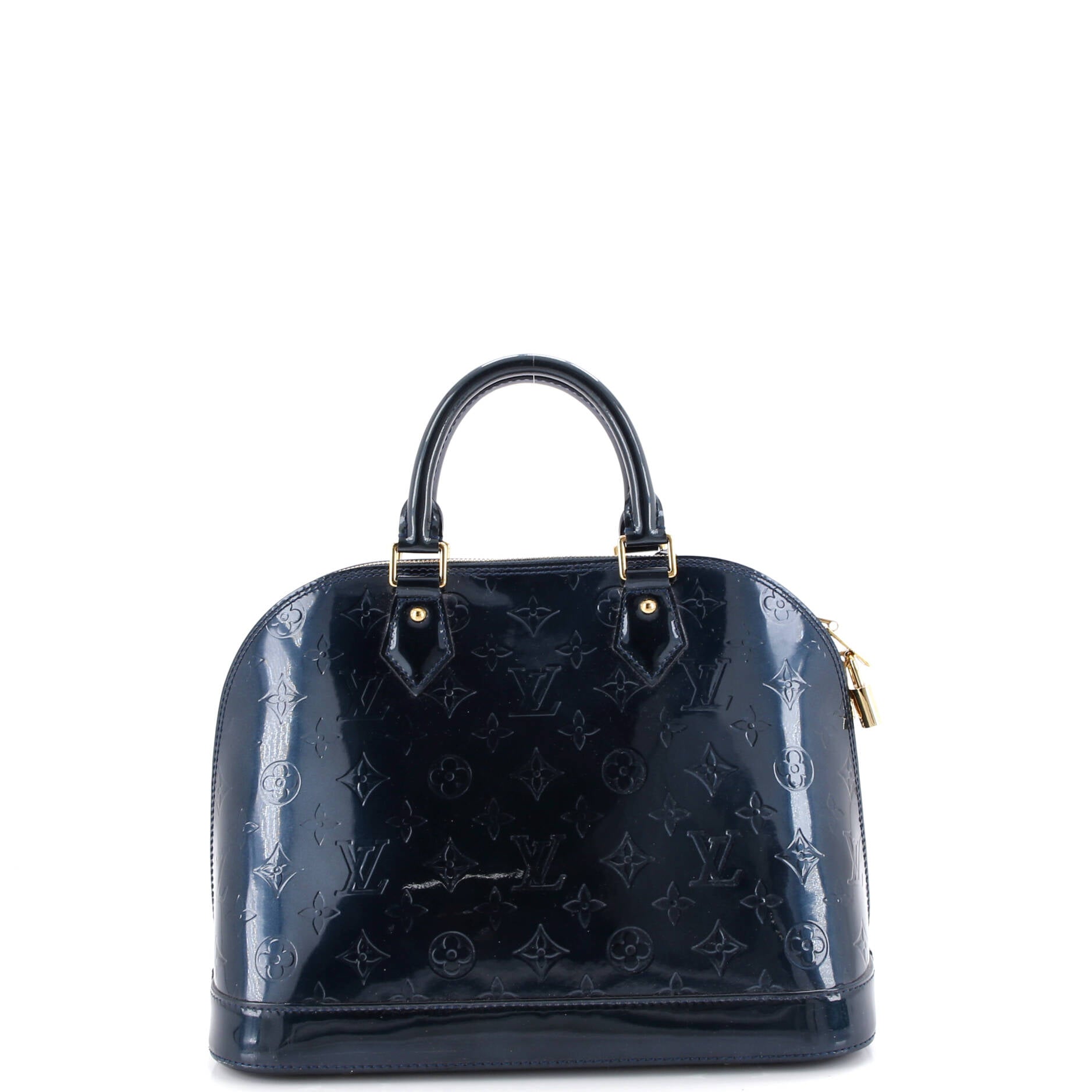 Alma Handbag Monogram Vernis PM