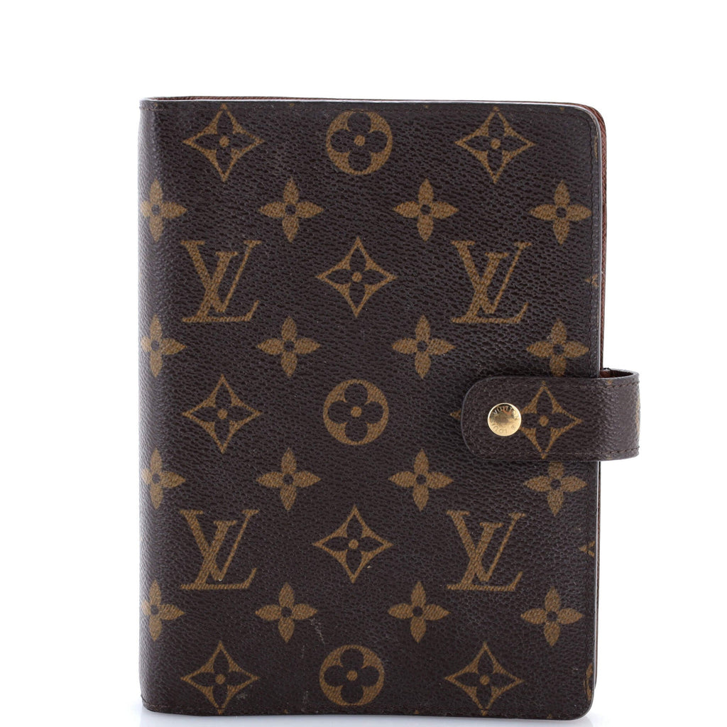 Ring Agenda Cover Monogram Canvas MM