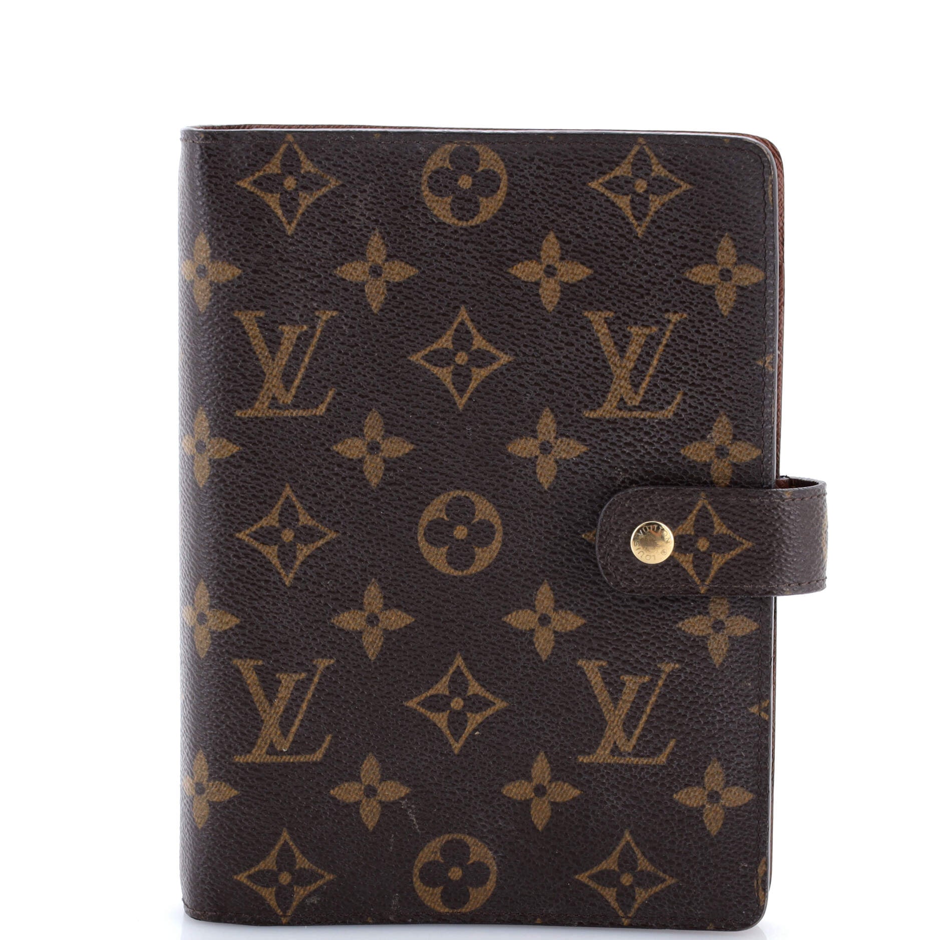 Ring Agenda Cover Monogram Canvas MM