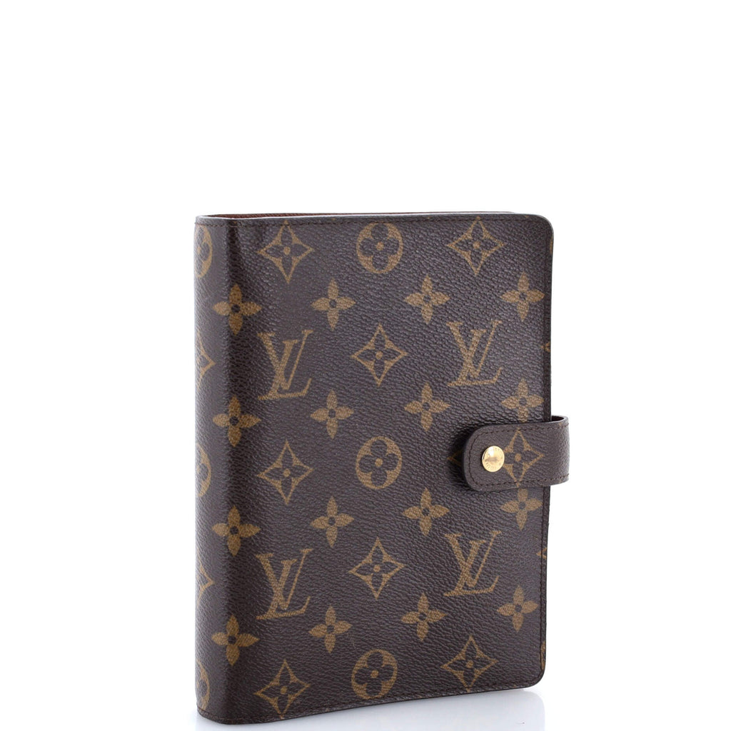 Ring Agenda Cover Monogram Canvas MM