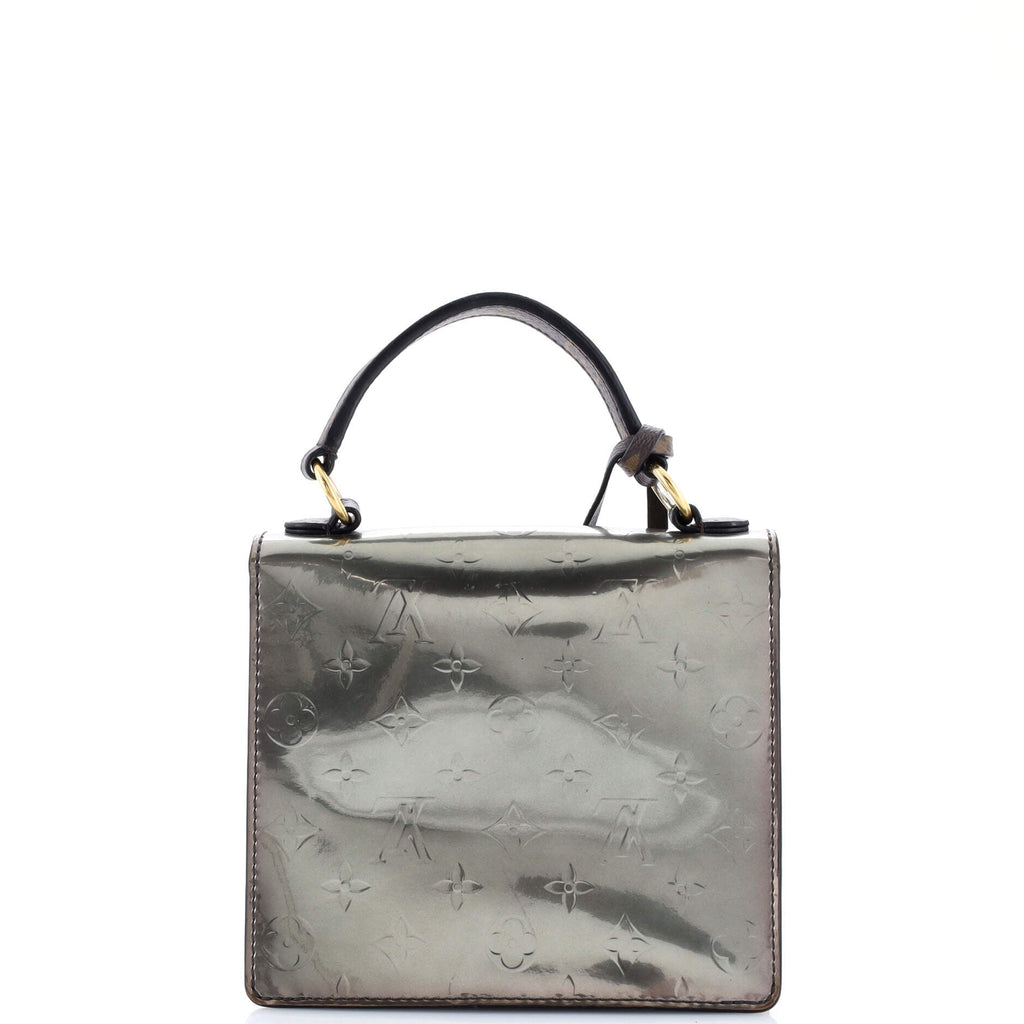 Spring Street NM Handbag Monogram Vernis with Monogram Canvas and Epi Leather