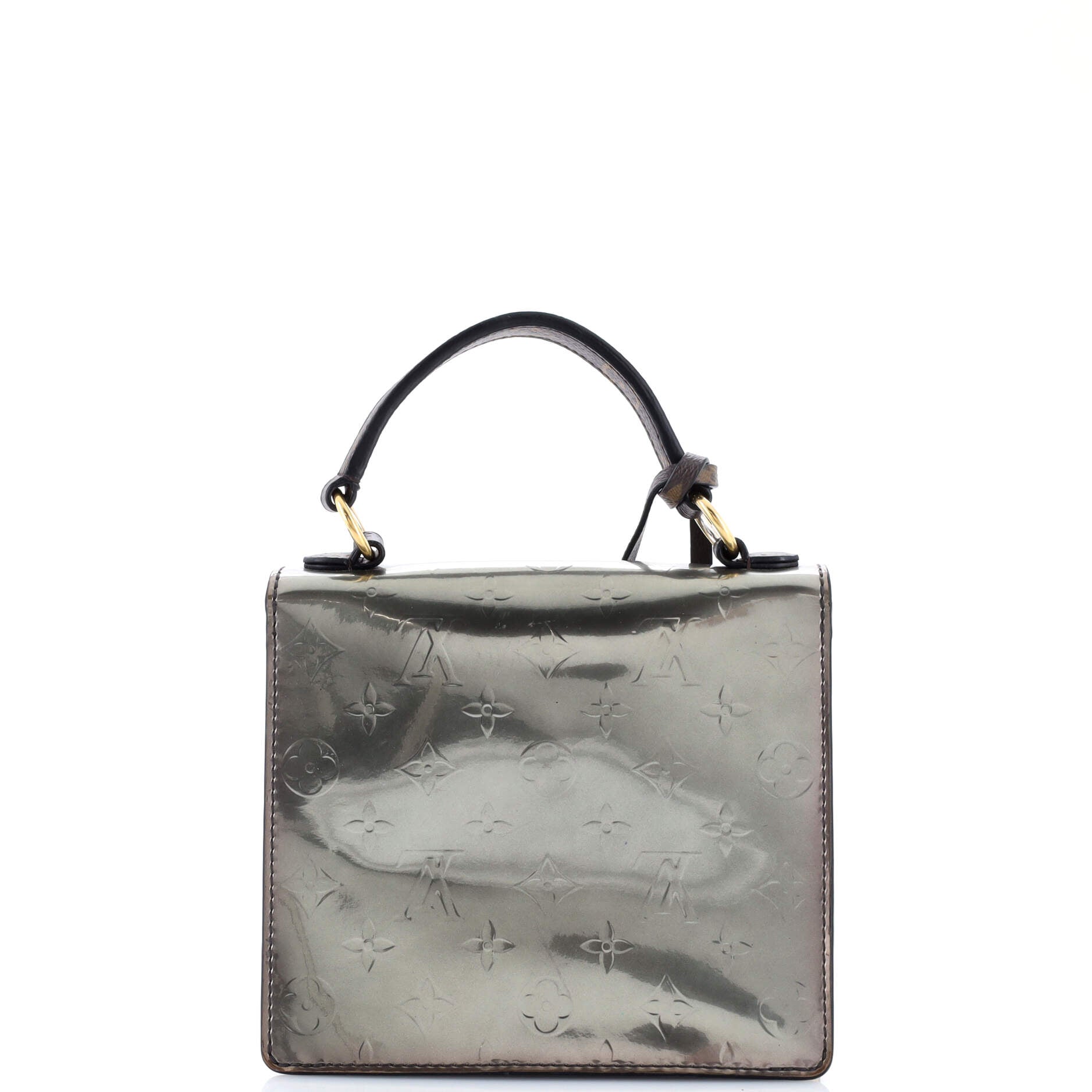 Spring Street NM Handbag Monogram Vernis with Monogram Canvas and Epi Leather