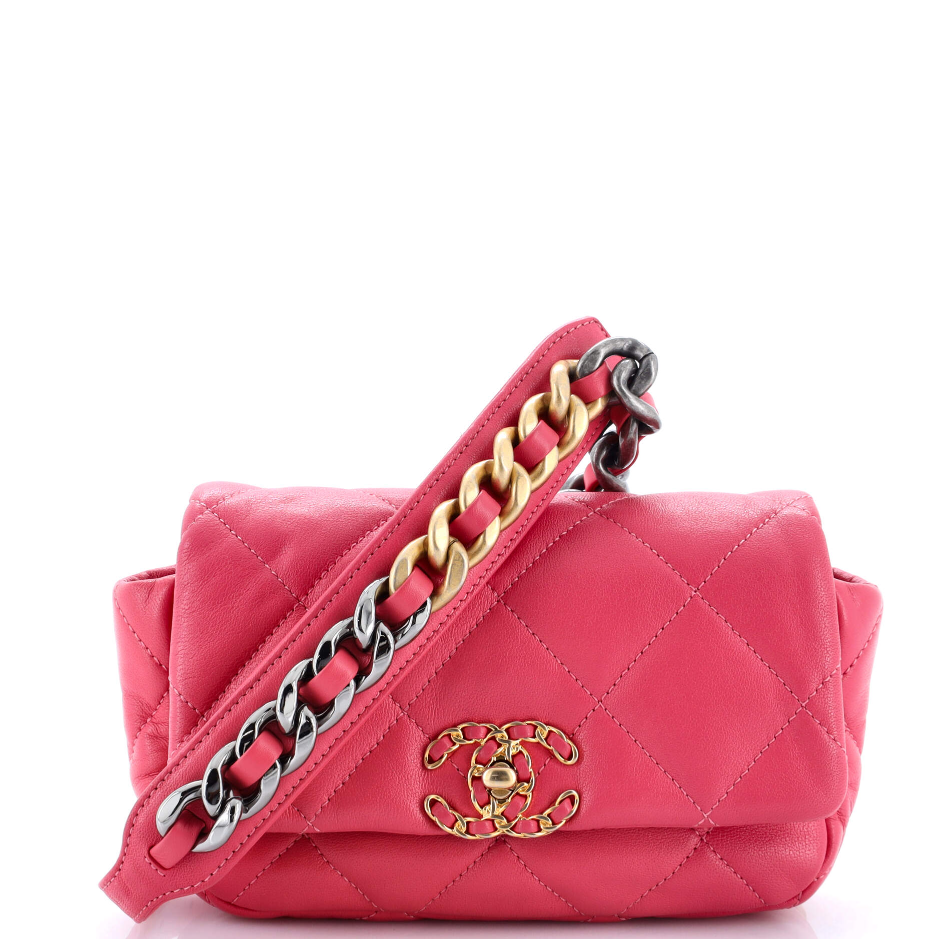 19 Belt Bag Quilted Leather