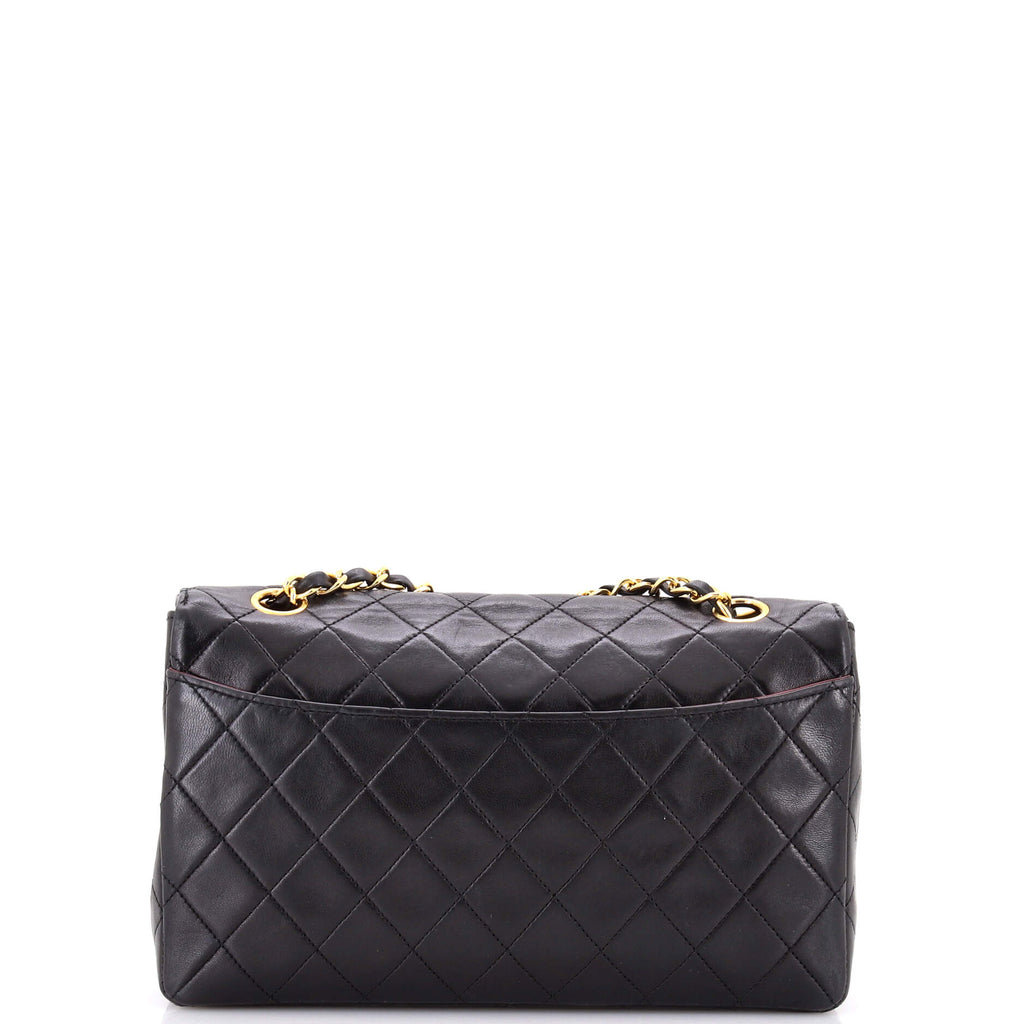 Vintage CC Chain Flap Bag Quilted Lambskin Medium