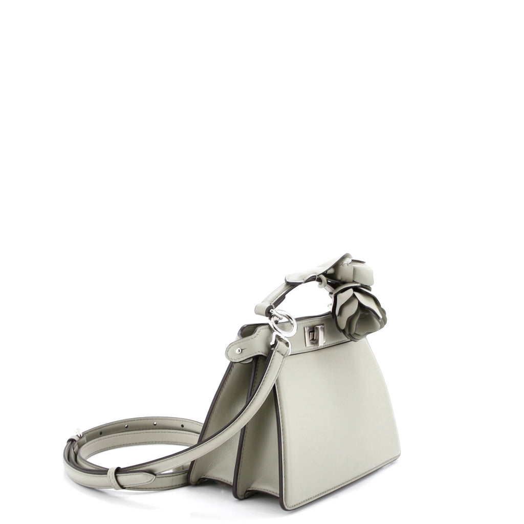 Peekaboo ISeeU Bag Leather with Embellished Handle Petite