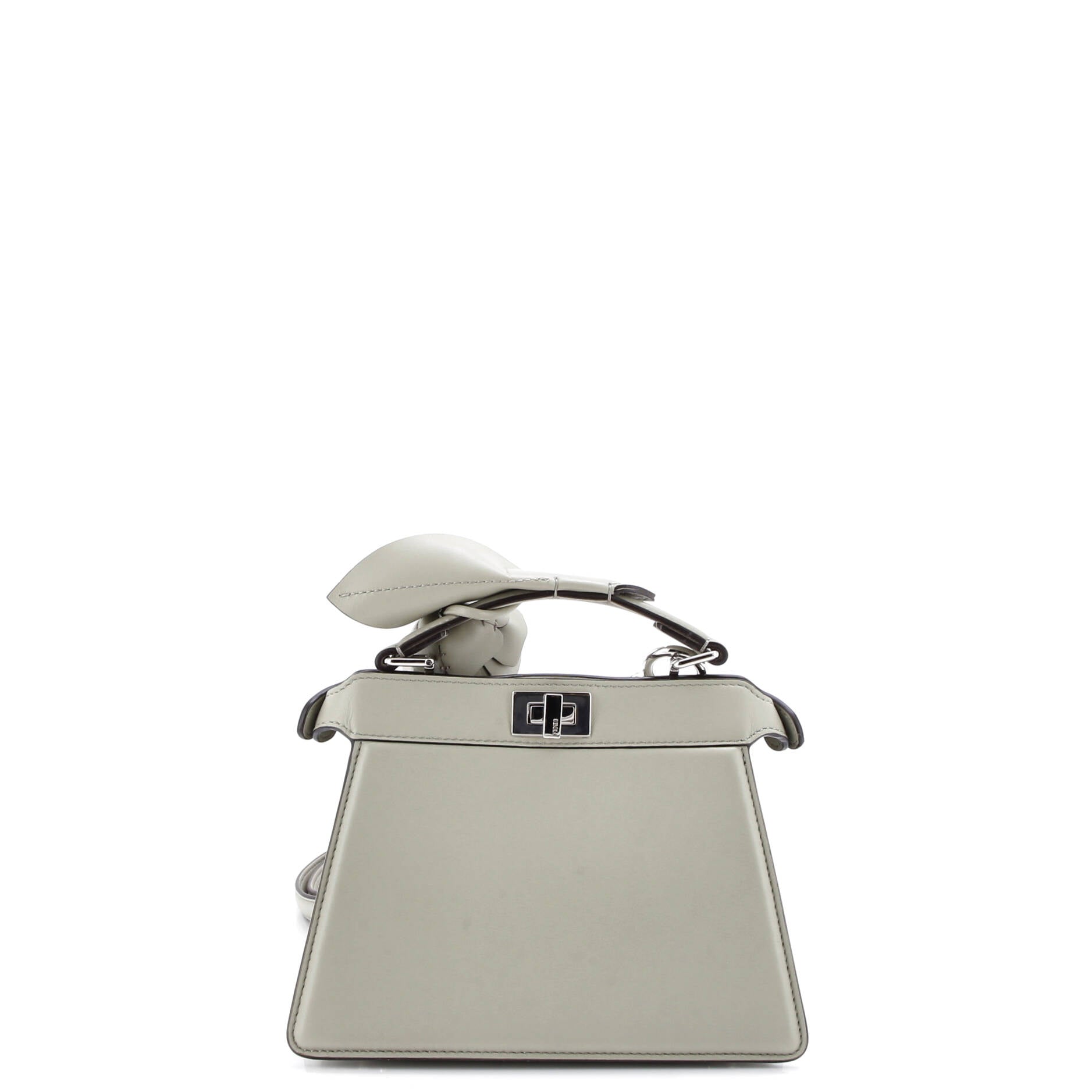 Peekaboo ISeeU Bag Leather with Embellished Handle Petite