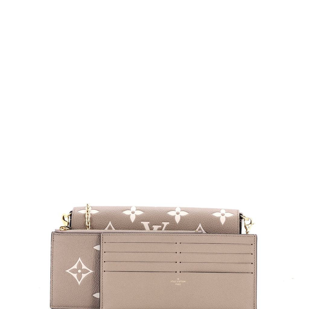 Felicie Pochette Bicolor Monogram Empreinte Giant