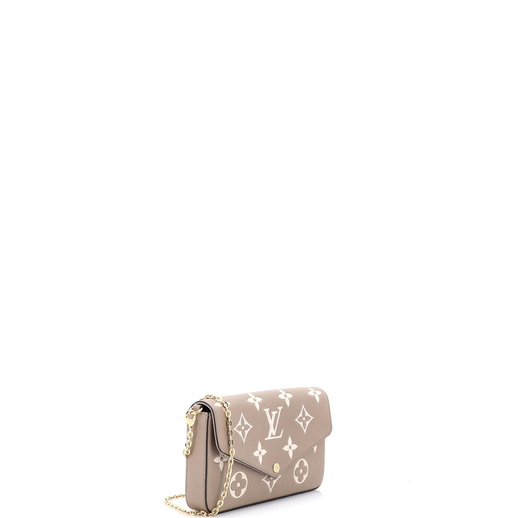 Felicie Pochette Bicolor Monogram Empreinte Giant