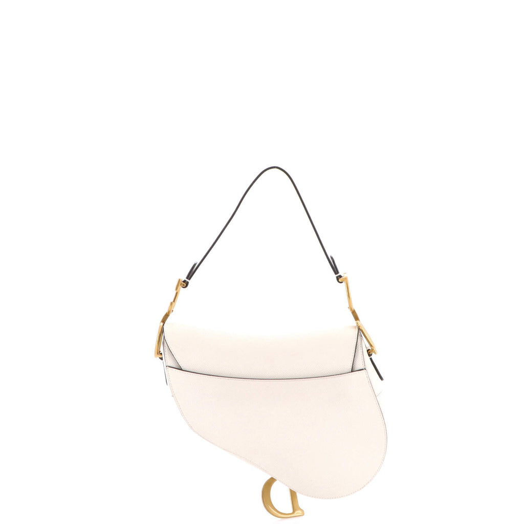 Saddle Handbag Leather Medium