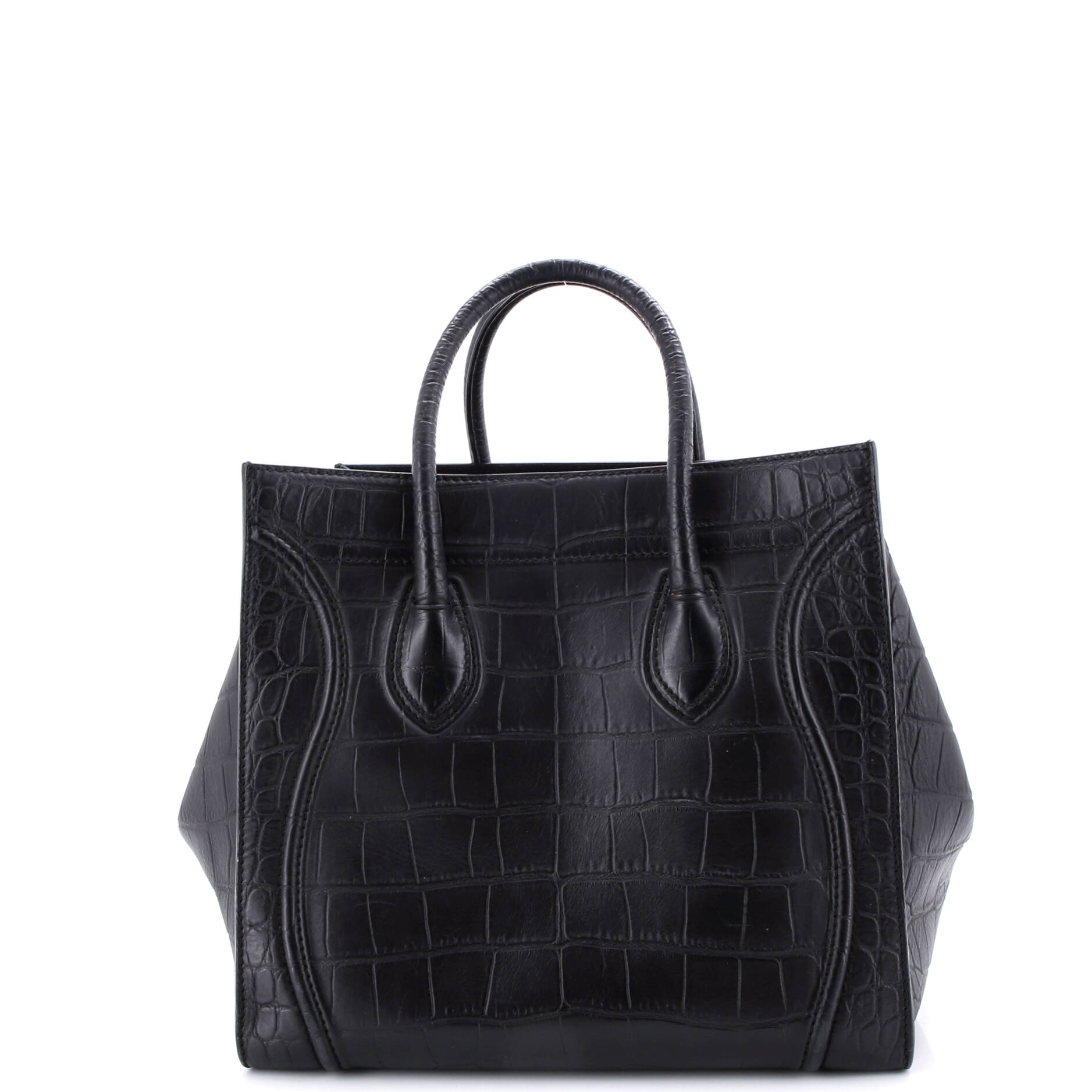Phantom Bag Crocodile Embossed Leather Medium
