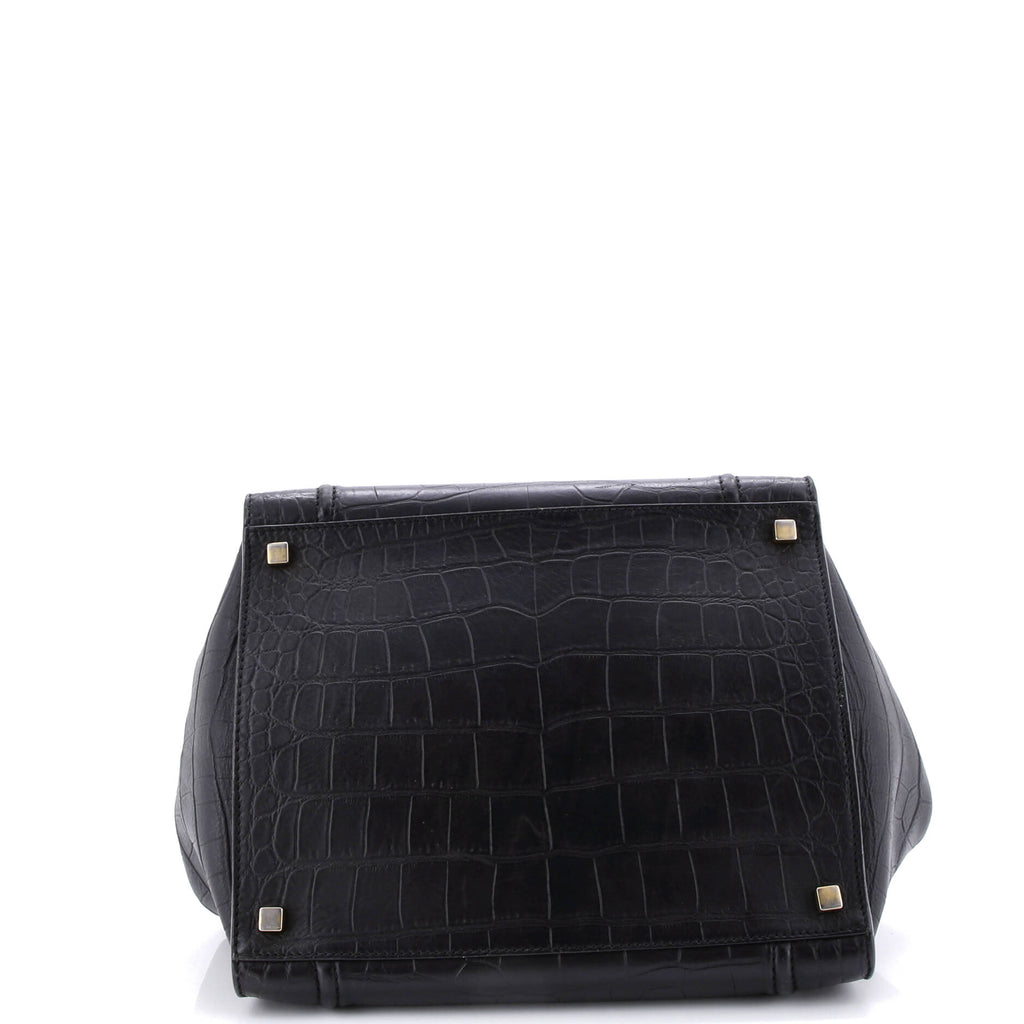 Phantom Bag Crocodile Embossed Leather Medium