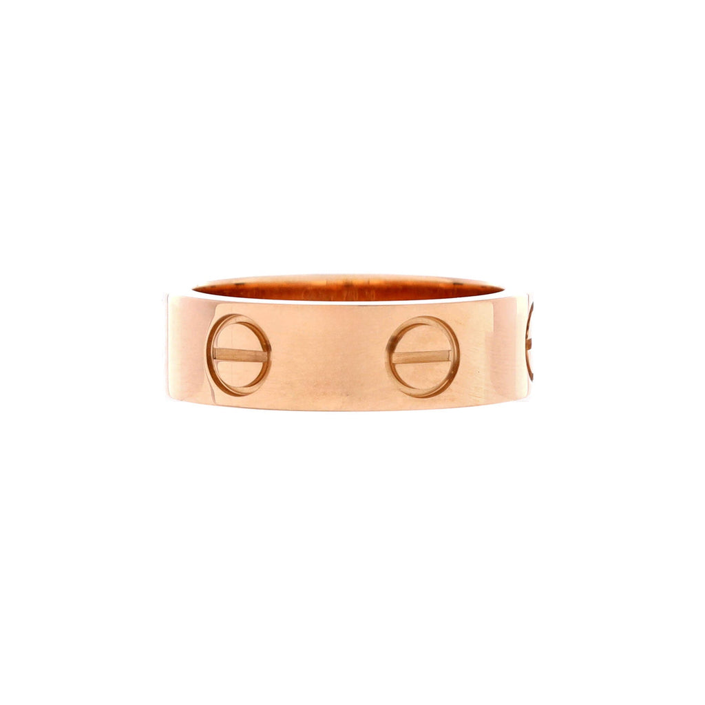 Love Band Ring 18K Rose Gold