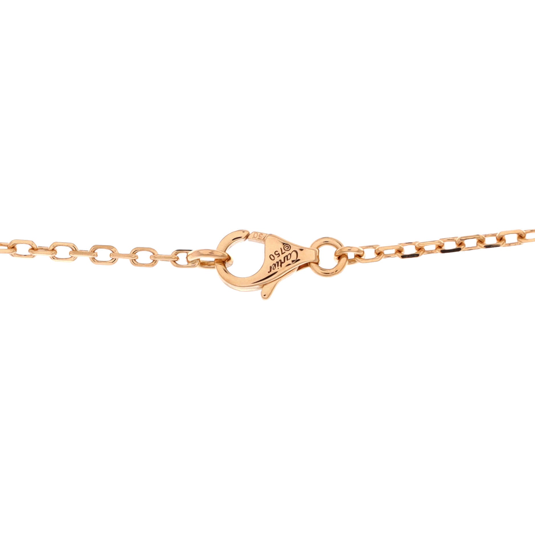 Trinity Pendant Necklace 18K Tricolor Gold and Diamonds