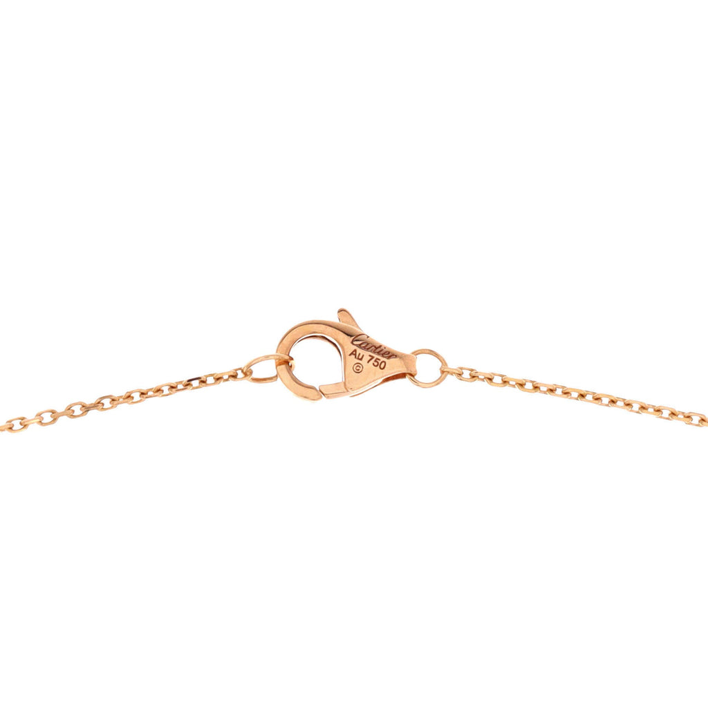 Trinity Pendant Necklace 18K Tricolor Gold with Diamond