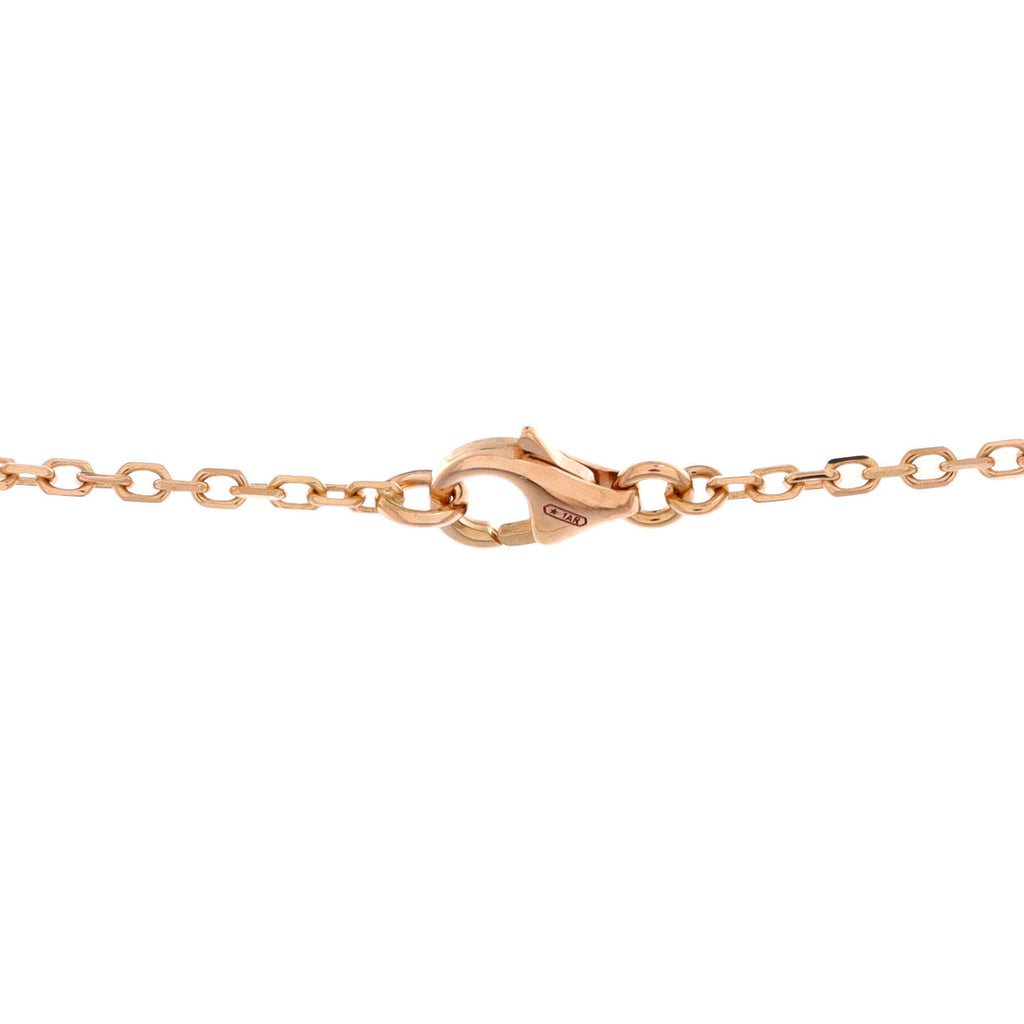 Trinity Pendant Necklace 18K Tricolor Gold and Diamonds