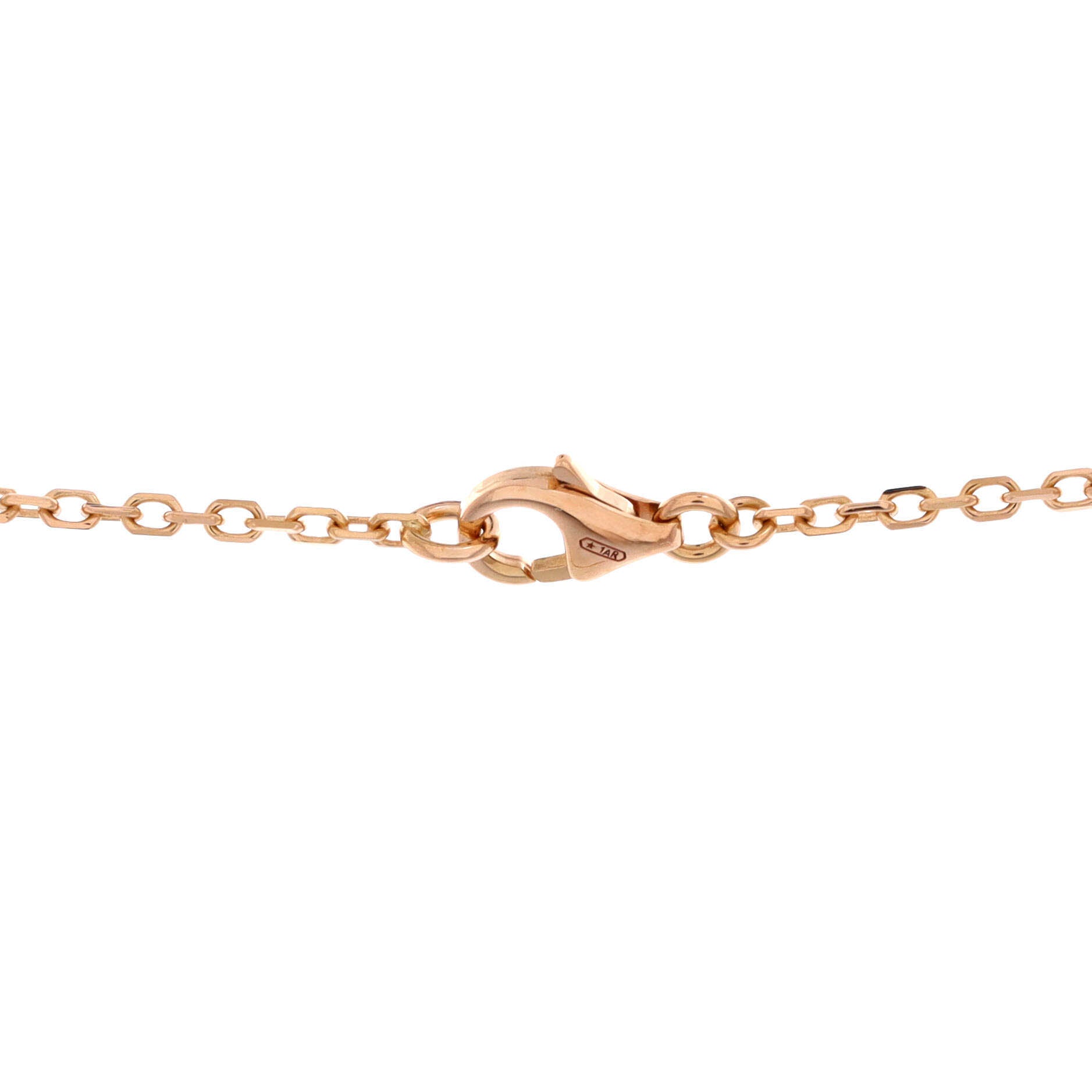 Trinity Pendant Necklace 18K Tricolor Gold and Diamonds