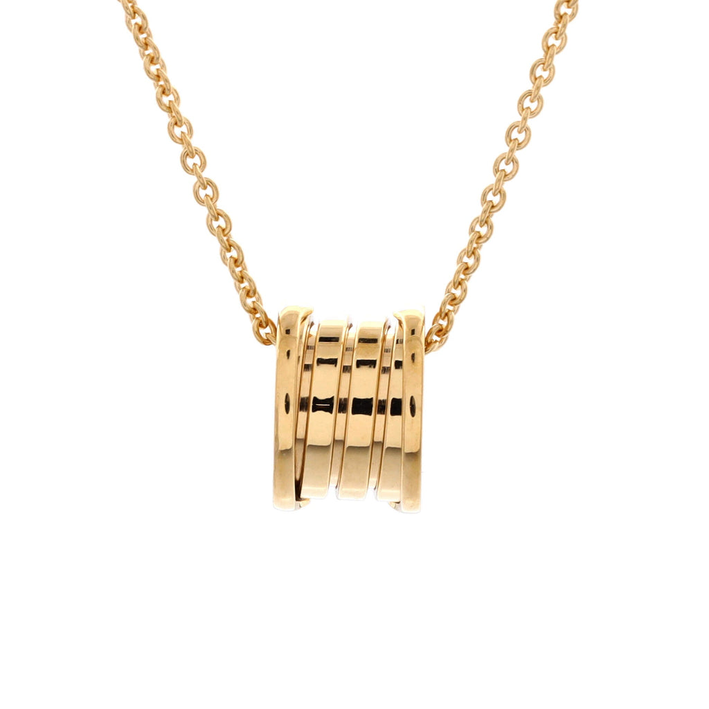 B.Zero1 Pendant Necklace 18K Yellow Gold
