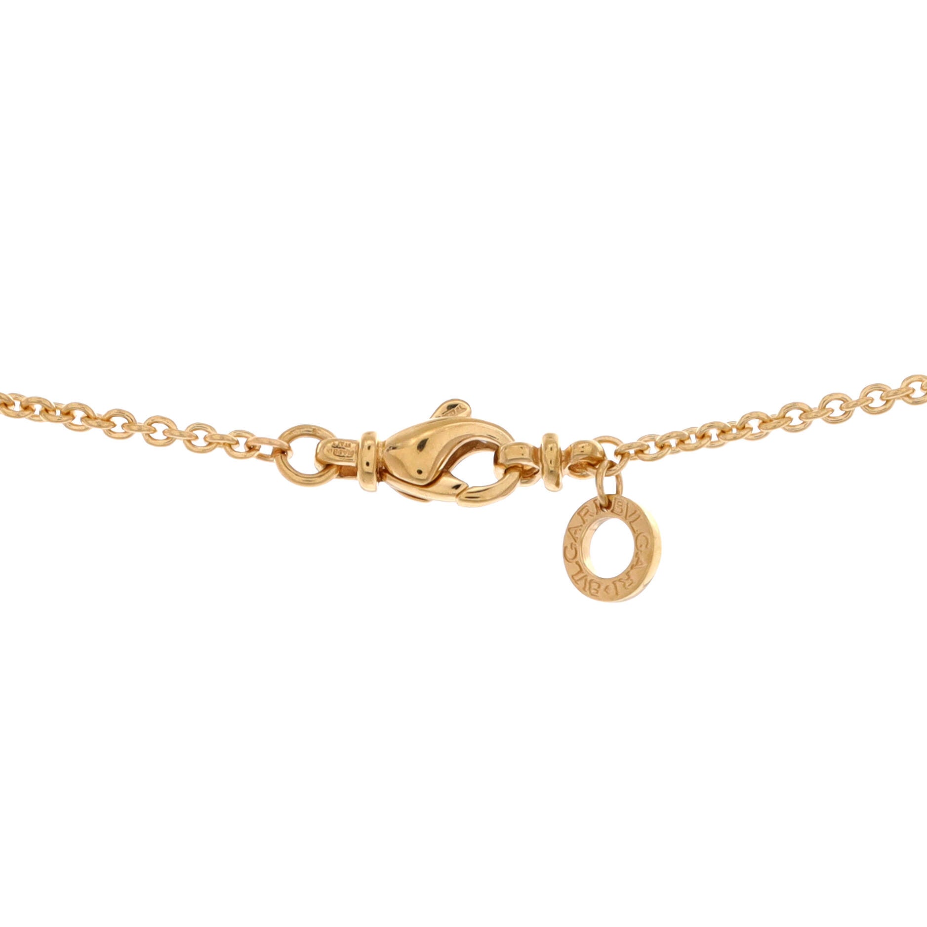 B.Zero1 Pendant Necklace 18K Yellow Gold