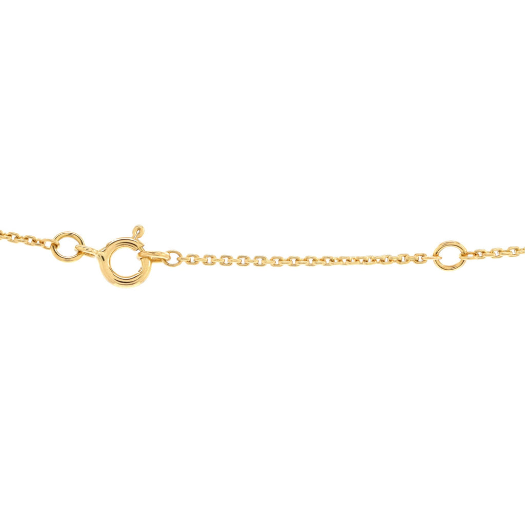 LV Volt Upside Down Pendant Necklace 18K Yellow Gold