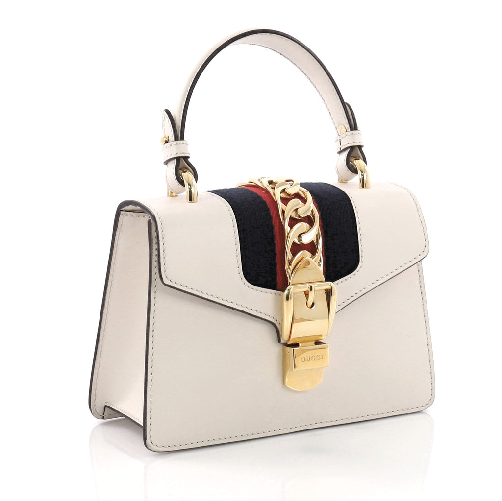 Sylvie Top Handle Bag Leather Mini