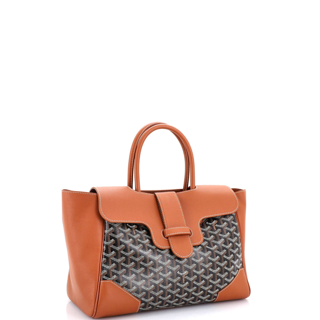 Saigon Tote Bag Coated Canvas with Leather