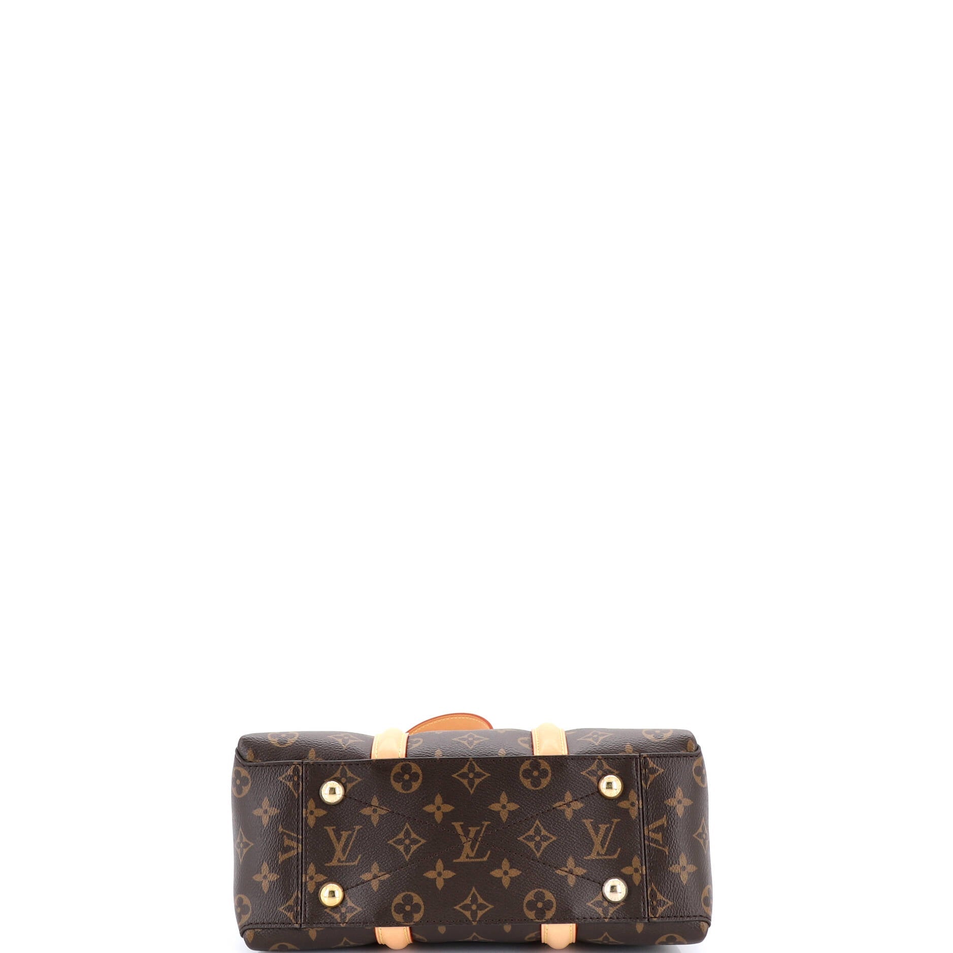 Soufflot Tote Monogram Canvas with Leather BB