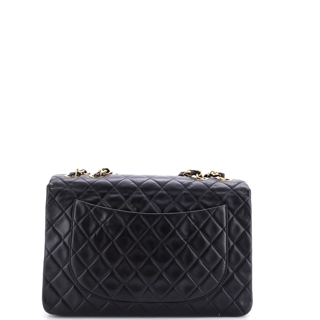 Vintage Classic Single Flap Bag Quilted Lambskin Maxi