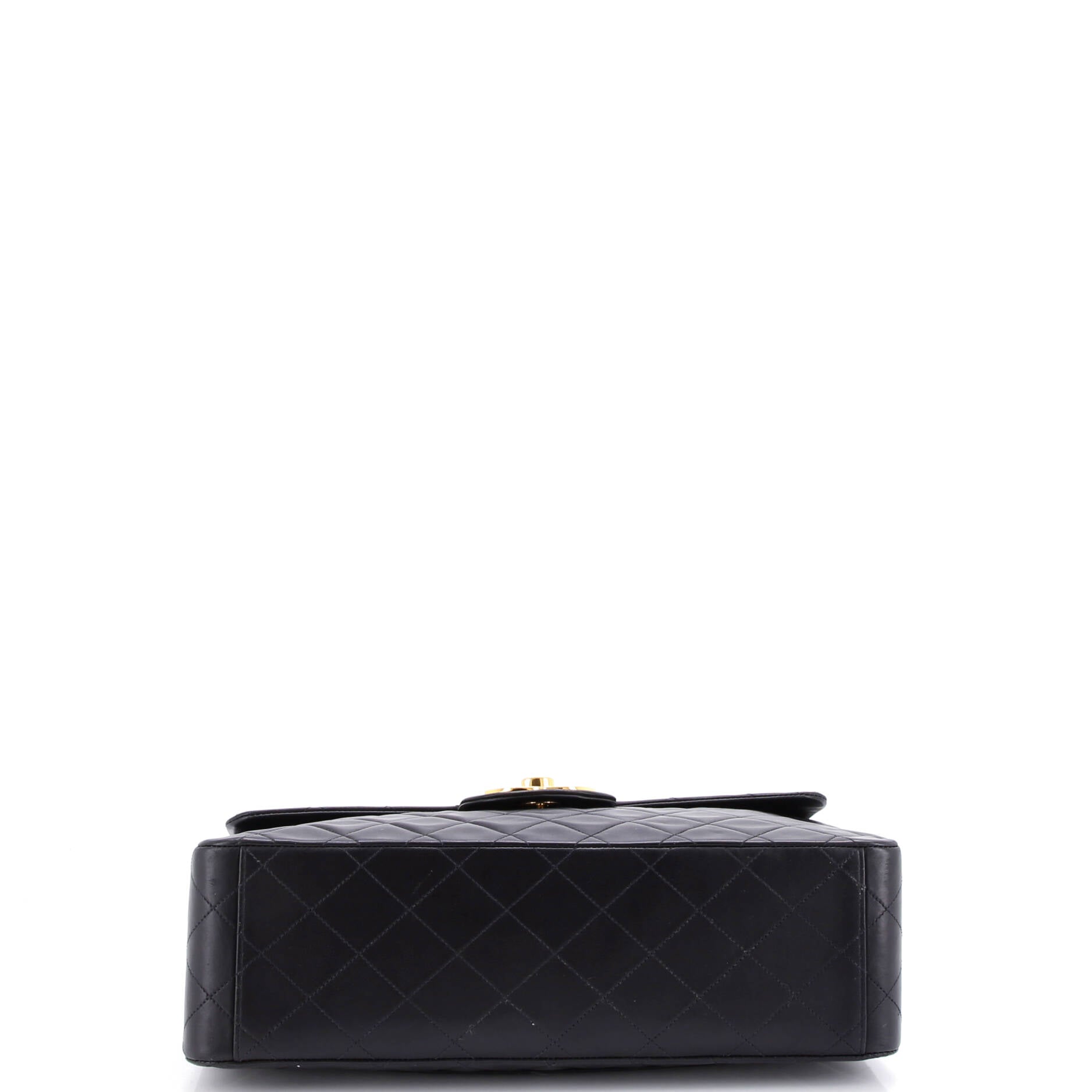 Vintage Classic Single Flap Bag Quilted Lambskin Maxi