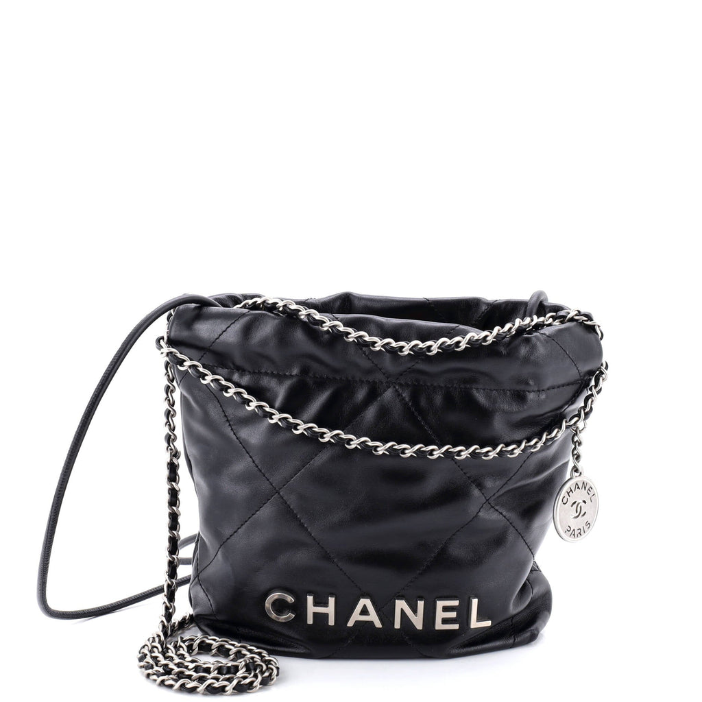 22 Chain Hobo Quilted Calfskin Mini