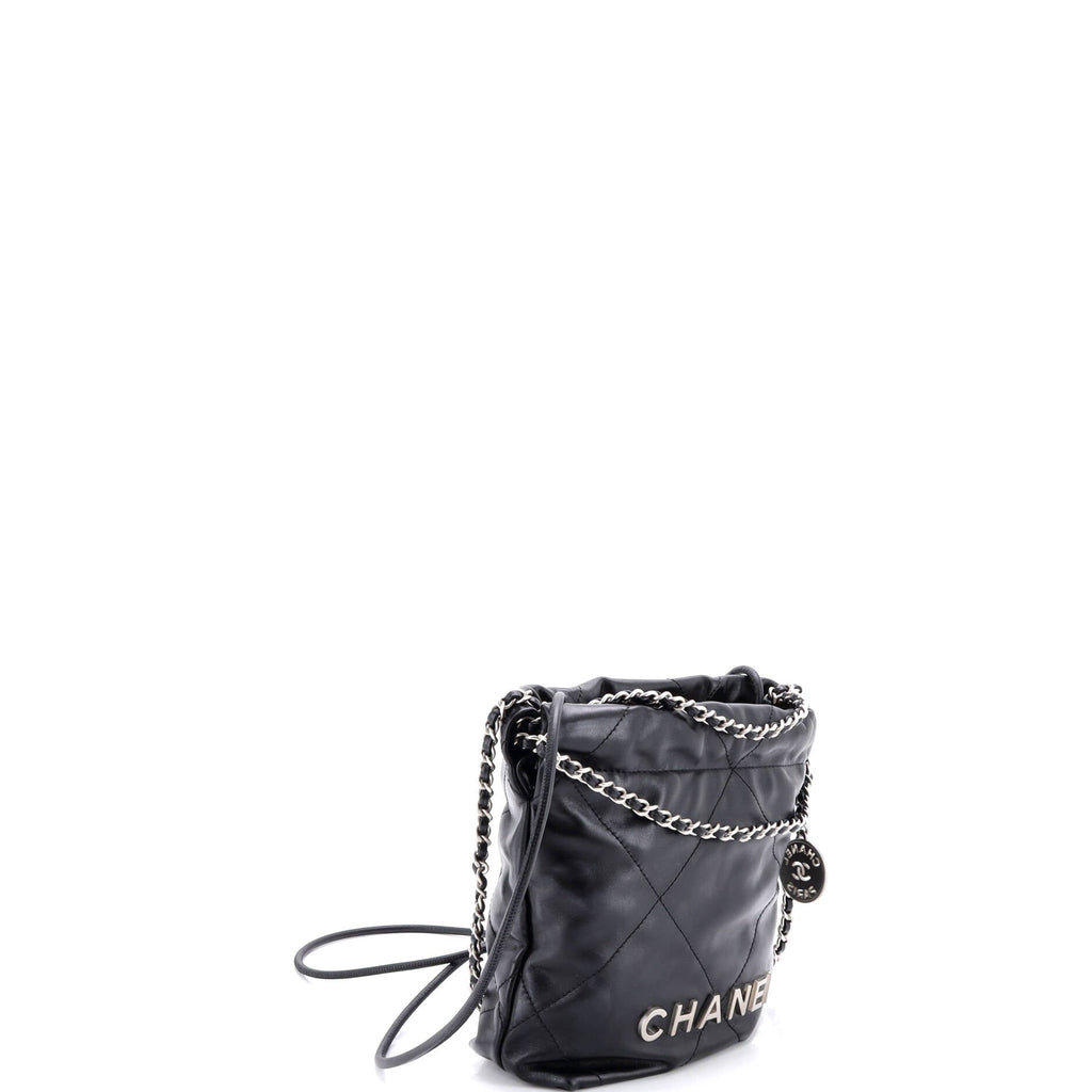 22 Chain Hobo Quilted Calfskin Mini