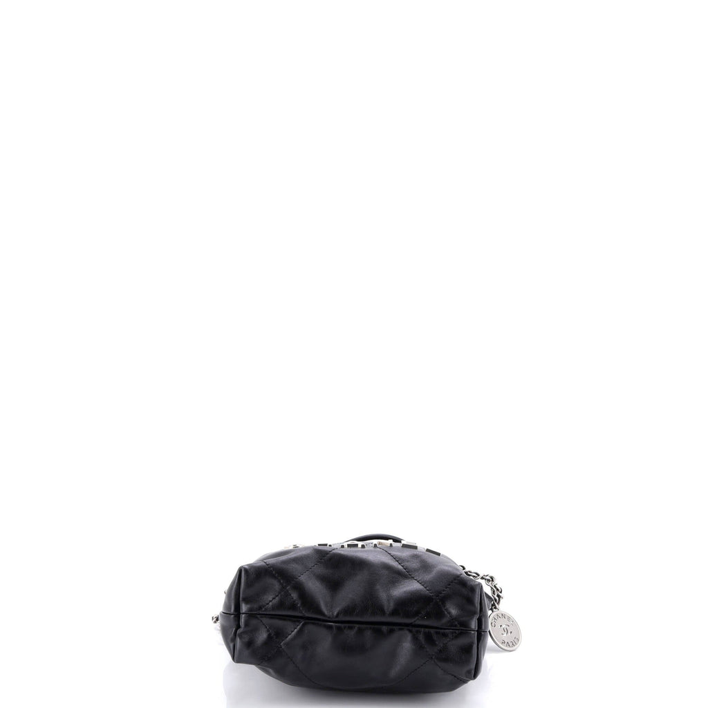 22 Chain Hobo Quilted Calfskin Mini