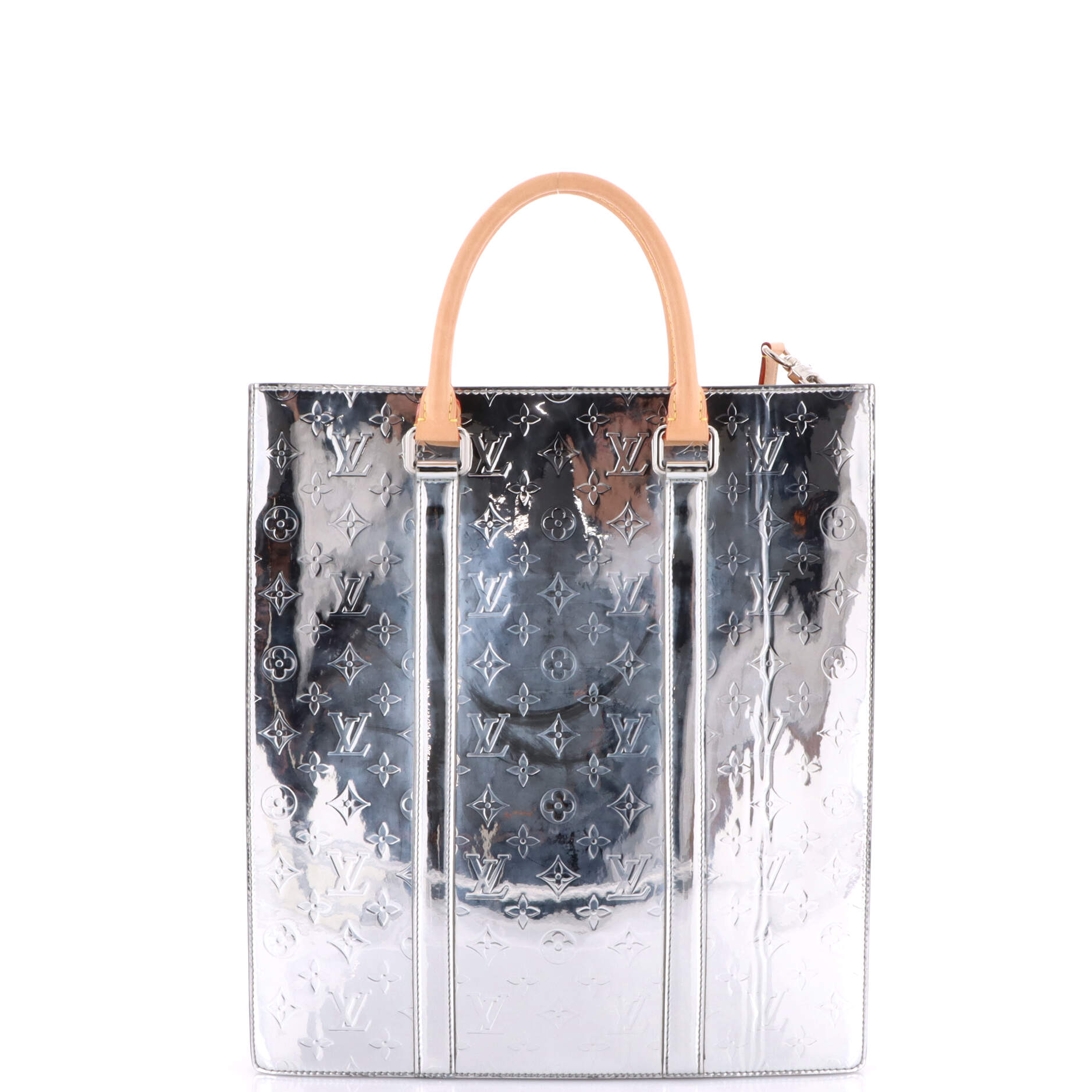 Sac Plat Bag Monogram Mirror Coated Canvas
