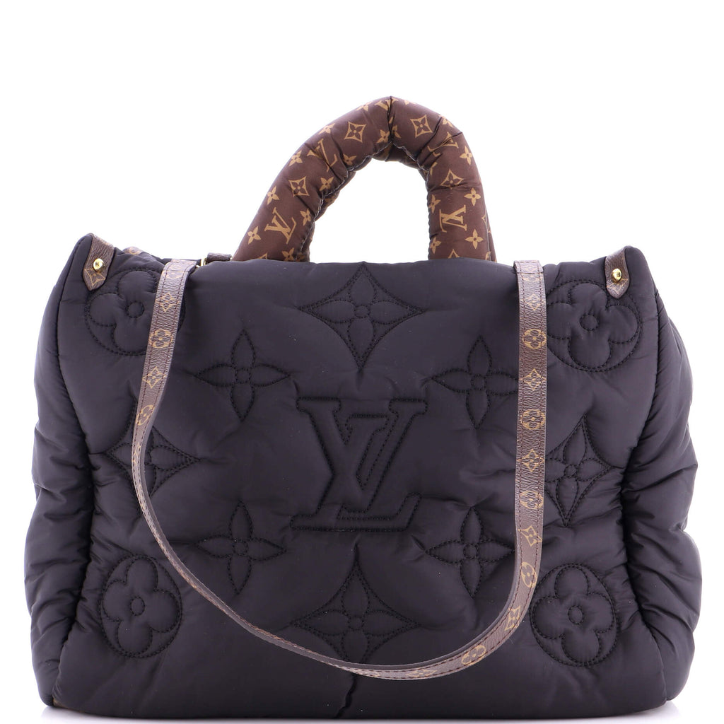 Pillow OnTheGo Tote Monogram Quilted Econyl Nylon MM