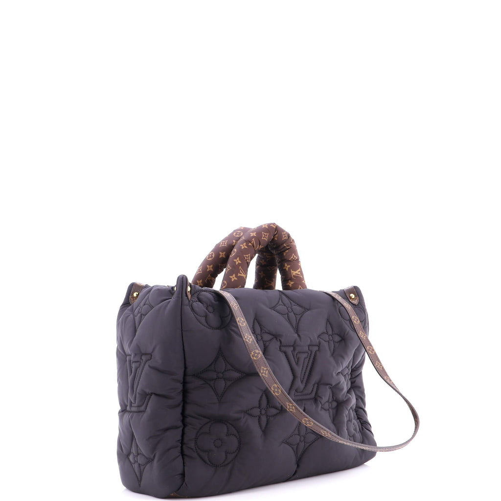 Pillow OnTheGo Tote Monogram Quilted Econyl Nylon MM