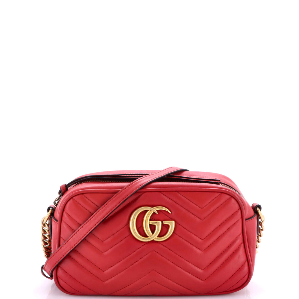 GG Marmont Shoulder Bag Matelasse Leather Small