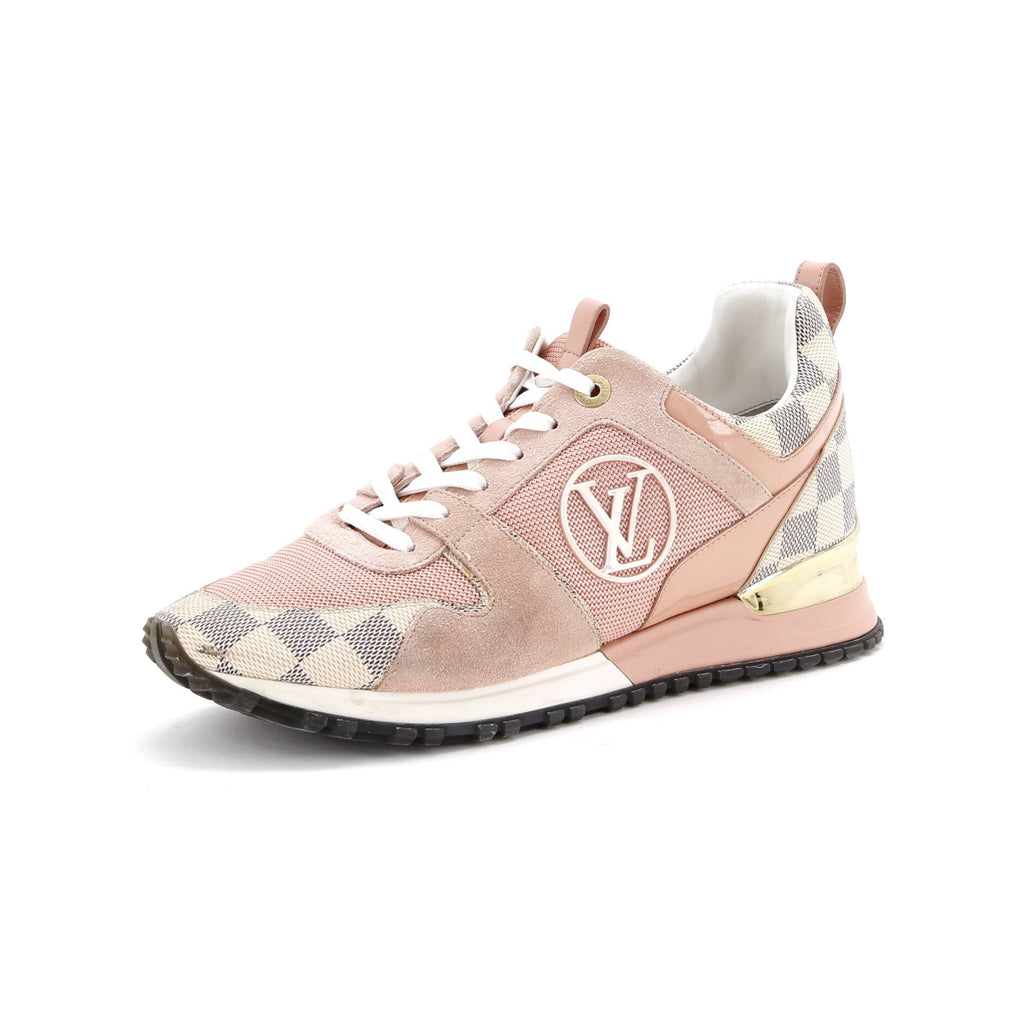 Women's Run Away Sneakers Damier with Mesh and Leather