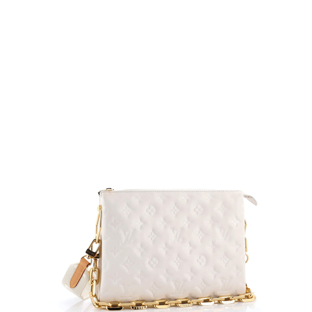 Coussin Bag Monogram Embossed Lambskin PM